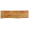 vidaXL Bor&eth;plata me&eth; N&aacute;tt&uacute;rulegum Br&uacute;num 100x20x2,5 cm Mang&oacute;vi&eth;ur