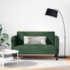 vidaXL Loveseat S&oacute;fi D&ouml;kk Gr&aelig;nn 109 cm corduroy efni