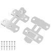 vidaXL Hur&eth;arhengi 2 pcs Silfur 70 x 8 mm St&aacute;l