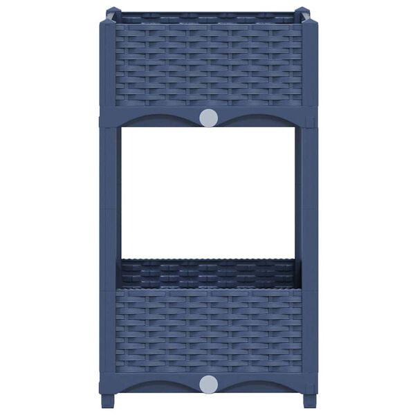 vidaXL Upph&aelig;kka&eth; Bl&oacute;maker 40x40x71 cm P&oacute;l&yacute;pr&oacute;p&yacute;len