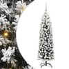 vidaXL Gervi j&oacute;latr&eacute; me&eth; 150 LED Gr&aelig;nn 150 cm PVC, st&aacute;l og plast