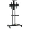 vidaXL Sj&oacute;nvarpsstandur &aacute; Hj&oacute;lum 32-70" Skj&aacute;r H&aacute;m VESA 600x400 mm 60kg