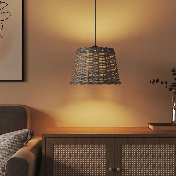 vidaXL Loftlampaskermur Br&uacute;nn &Oslash;30x20 cm V&iacute;&eth;it&aacute;g