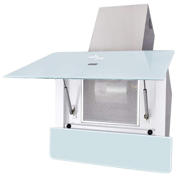 vidaXL H&aacute;fur Hert Gler Hv&iacute;tt 600 mm