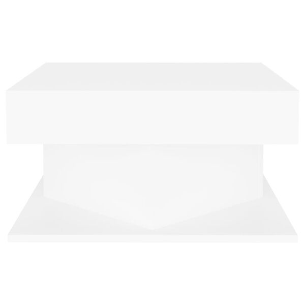 vidaXL Sófaborð Hvítt 57x57x30 Samsettur Viður