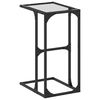 vidaXL Hli&eth;arbor&eth; me&eth; Gegns&aelig;tt Gleri 40x30x61,5 cm St&aacute;l