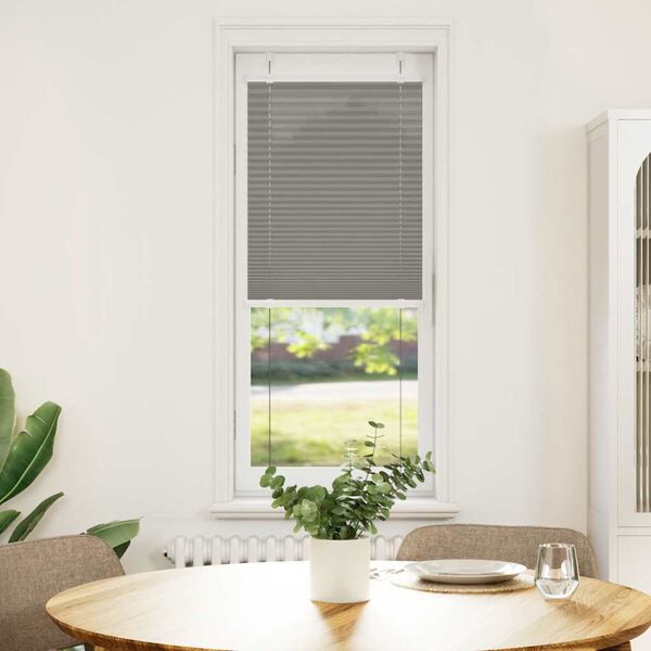 vidaXL Pleated Blind Antracite 50x150 cm Efni Breidd 49,4 cm Polyester