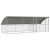 vidaXL H&aelig;nub&uacute;r 3 pcs Silfur 600 x 200 x 200 cm Galvaniserad st&aacute;l