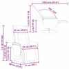 vidaXL Sn&uacute;ningur Nudd Recliner St&oacute;ll Svartur 71 x 90 x 105 cm