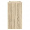 vidaXL R&uacute;m skrifbor&eth; Sonoma Eik 100 x 45 x 75 cm Samsettur vi&eth;ur