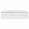 vidaXL R&uacute;m me&eth; geymslur&yacute;mi og d&yacute;nu Hv&iacute;tt 180 x 200 cm Gervile&eth;ur