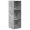 vidaXL Vegghengdur Sk&aacute;pur Steypugr&aacute;r 37x37x107 cm Samsettur Vi&eth;ur