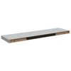 vidaXL Vegghengdar Hillur 4 stk. Steypugr&aacute;ar 90x23,5x3,8 cm MDF