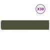 vidaXL t&uacute;nkantar 30 stk &Oacute;l&iacute;fu gr&aelig;nn 20x103 cm Kaldvalsa&eth; st&aacute;l
