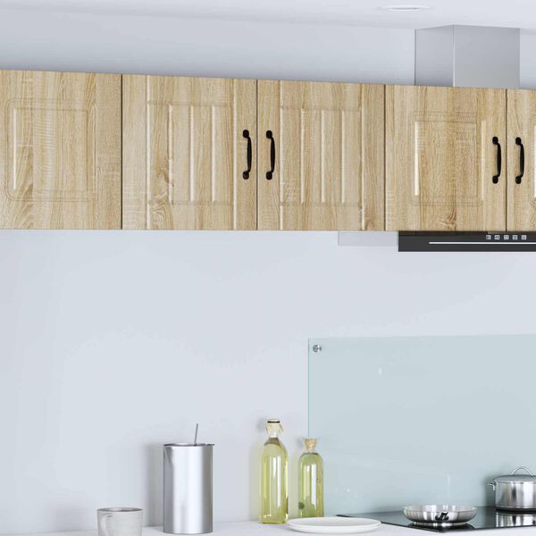 vidaXL Eldh&uacute;s sk&aacute;pur Sonoma Eik 40 x 31 x 40 cm Samsettur vi&eth;ur