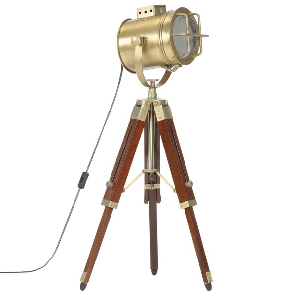 vidaXL G&oacute;lflampi &aacute; &THORN;r&iacute;f&aelig;ti Gegnheill Mang&oacute;vi&eth;ur 69 cm