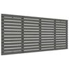 vidaXL Vegghengdur H&ouml;f&eth;agafl Gr&aacute;r 156x3x91,5 cm Gegnheil Fura