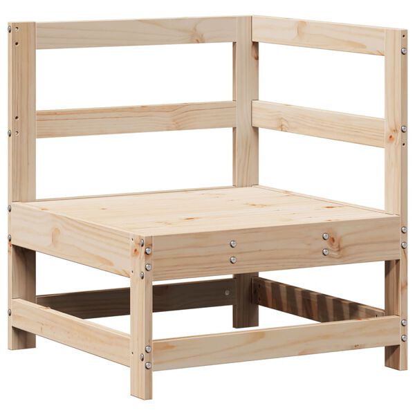 vidaXL 3 Hluta Gar&eth;s&oacute;fasett Gegnheil Fura