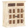 vidaXL Skenkur 65 x 30 x 75 cm Gegnheill Mang&oacute;vi&eth;ur