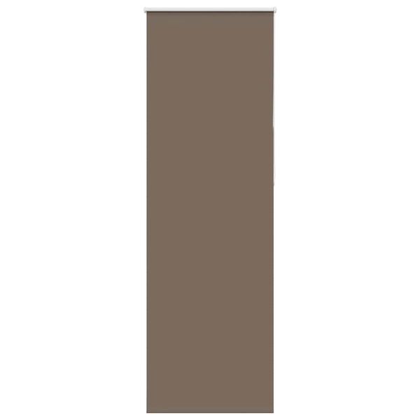 vidaXL R&uacute;llugard&iacute;nur Myrkvun Kaffi 85x210 cm Efni Breidd 80,7 cm