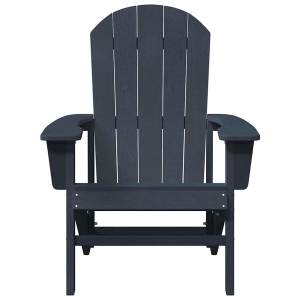 vidaXL Adirondack st&oacute;ll D&ouml;kkbl&aacute;r 82 x 74 x 92 cm HDPE