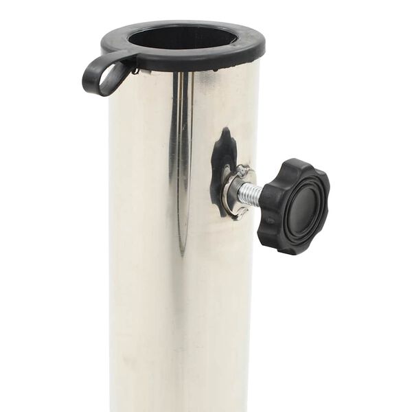 vidaXL Sólhlífarstandur Granít 20 kg Hringlaga Svartur