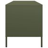 vidaXL sj&oacute;nvarpssk&aacute;pur Olive Green 135x39x43,5 cm Kaldvalsa&eth; st&aacute;l