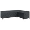 vidaXL H&uacute;&eth; fyrir h&uacute;sg&ouml;gn Svart 286 x 222 x 80 cm 210D Oxford efni