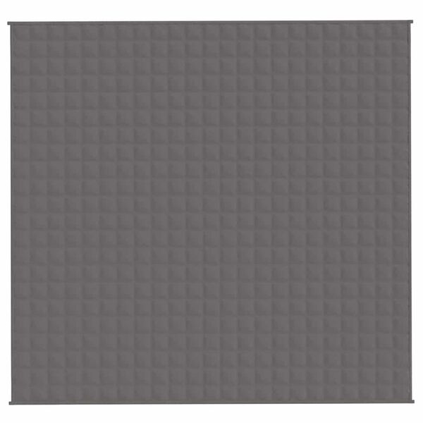 vidaXL &THORN;yngdarteppi Gr&aacute;tt 220x235 cm 11 kg Efni