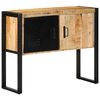 vidaXL Console Sk&aacute;pur 90x35x75 cm Solid Groft Wood Mango