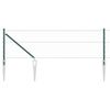 vidaXL Gir&eth;ingarp&oacute;stur Gr&aelig;nn 25 x 0,8 m (50 mm net) St&aacute;l og PVC