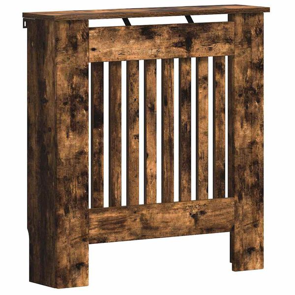 vidaXL Hitarak&aacute;pa Rau&eth;-eik 78 x 19 x 81,5 cm Samsettur vi&eth;ur