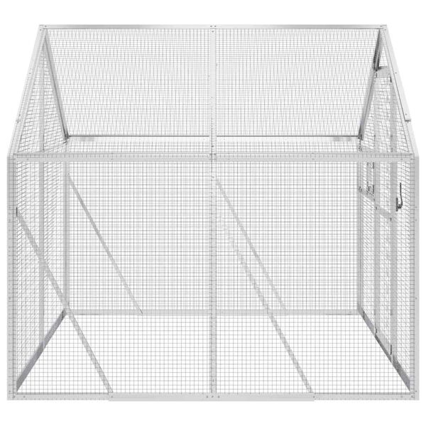 vidaXL Aviary Silfur 1,79x2x1,85 m &Aacute;l