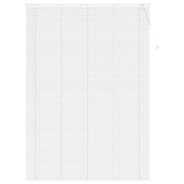 vidaXL Venes&iacute;skur blindur Stillanlegur Hv&iacute;t 213 x 140 cm PVC