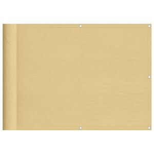 vidaXL Svalaskilr&uacute;m Sandlita&eth; 75x700 cm 100% P&oacute;l&yacute;ester Oxford