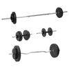 vidaXL &Uacute;tigrill og l&oacute;&eth; me&eth; pl&ouml;tum 60 kg