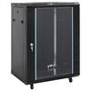 vidaXL 15 Eininga Netsk&aacute;pur 19" IP20 Svartur 60x45x86 cm