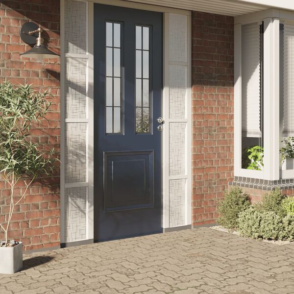 vidaXL Gluggafilmur Hr&iacute;ma&eth;ar Stj&ouml;rnumynstur 90x500 cm PVC