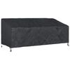 vidaXL Gar&eth;bekkjak&aacute;pa Svartur 200 x 100 x 89 cm 420D Oxford efni