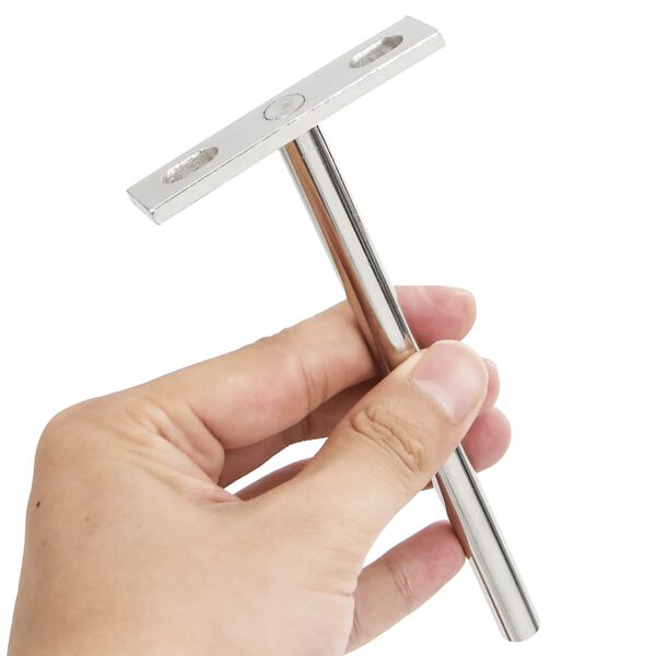 vidaXL flj&oacute;tandi hillufestingar 12 stk &oacute;s&yacute;nilegt &Oslash;10x150 mm