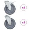 vidaXL Sn&uacute;ningshj&oacute;l me&eth; Boltagati 12 stk. 125 mm