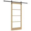 vidaXL Rennidyr ORKDAL N&aacute;tt&uacute;rulegur 93 x 211 cm Gegnheil fura og gler