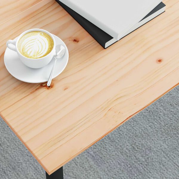 vidaXL S&oacute;fabor&eth; N&aacute;tt&uacute;rulegur 80 x 80 x 45 cm Solid furuhikk