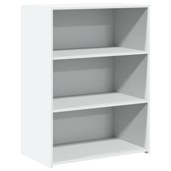 vidaXL Skenkur Hv&iacute;tur 70x41x93 cm Samsettur Vi&eth;ur