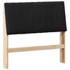 vidaXL B&oacute;lstru&eth; r&uacute;mgafl Svartur 100 cm Solid furuhikk