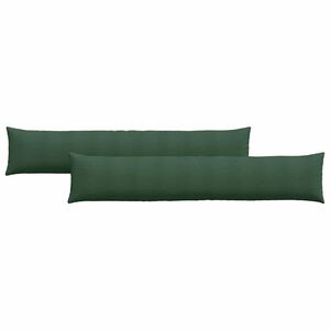 vidaXL S&oacute;fap&uacute;&eth;ar 2 pcs D&ouml;kkgr&aelig;n 200 x 40 cm Korduroy efni