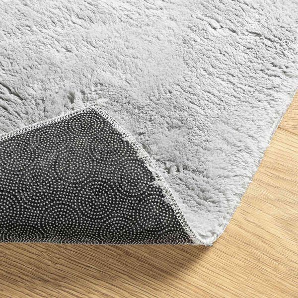 vidaXL Sv&aelig;&eth;isteppi R&eacute;tthyrningur HUARTE Gr&aacute;r 300 x 80 cm P&oacute;l&yacute;ester