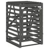 vidaXL Ruslatunnugeymsla Gr&aacute;r 84x90x128,5 cm Gegnheil Fura