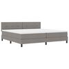 vidaXL Kassi vorinn r&uacute;m me&eth; d&yacute;nu me&eth; led M&oacute;gr&aacute;r 200 x 200 cm d&uacute;kur