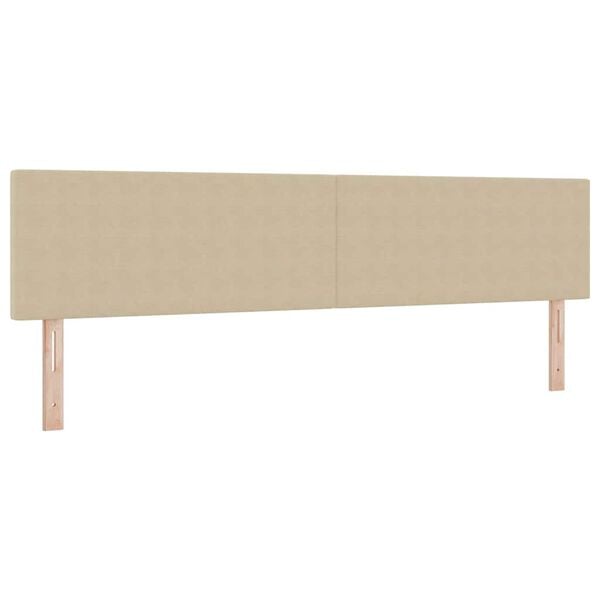 vidaXL H&ouml;f&eth;agafl me&eth; h&ouml;fu&eth;gafl Lj&oacute;sgr&aelig;nn gr&aacute;ur 200 cm Gervile&eth;ur